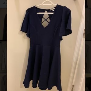 Navy Blue Dress